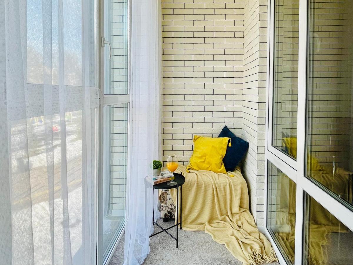 Уютная Стильная Квартира Возле Центрального Парка Горького! Apartment Almatî Exterior foto